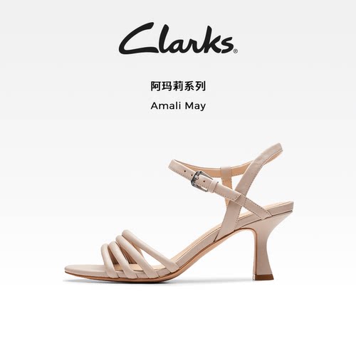 clarks细跟镂空夏季女鞋高跟凉鞋