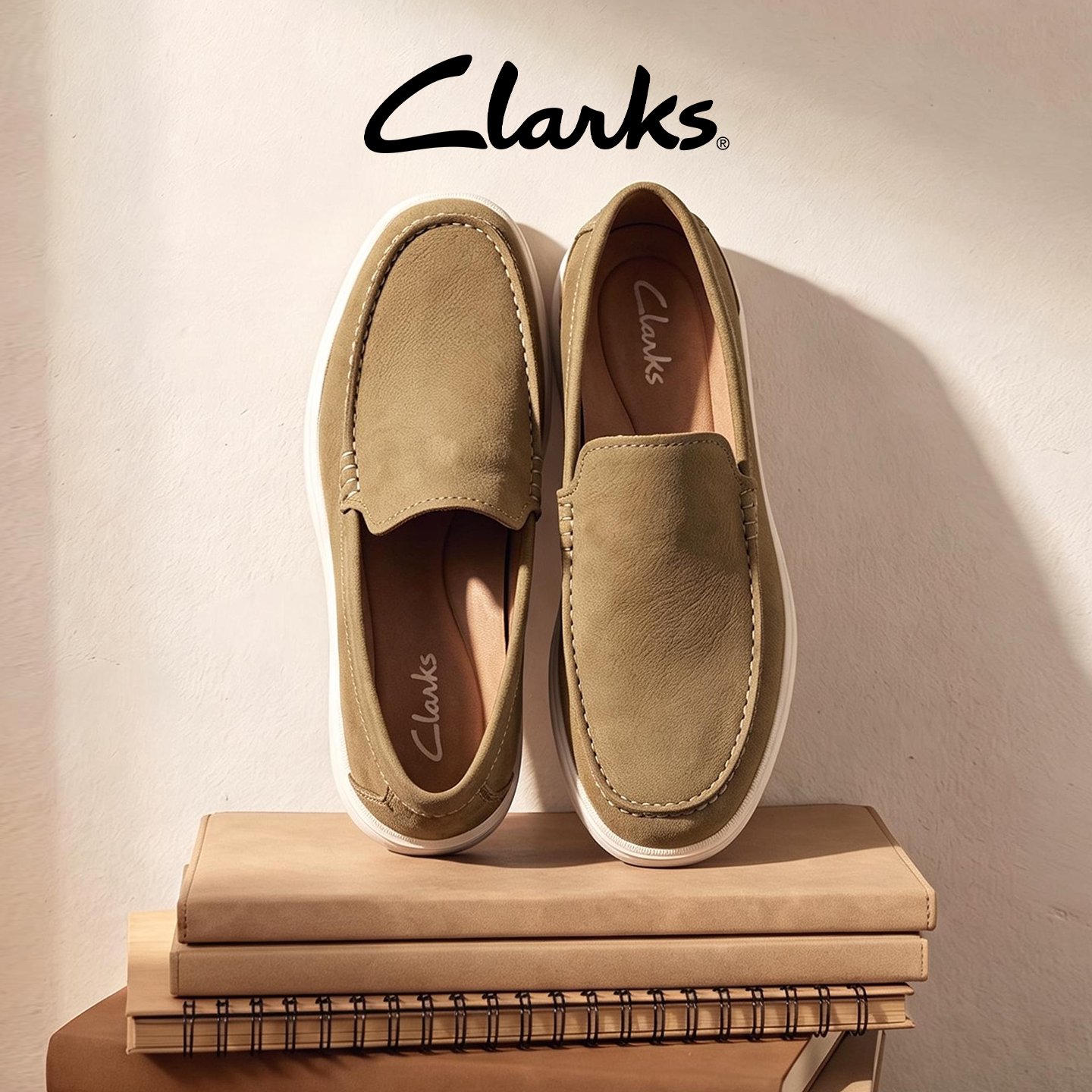 Clarks其乐男士商务套脚乐福鞋图片