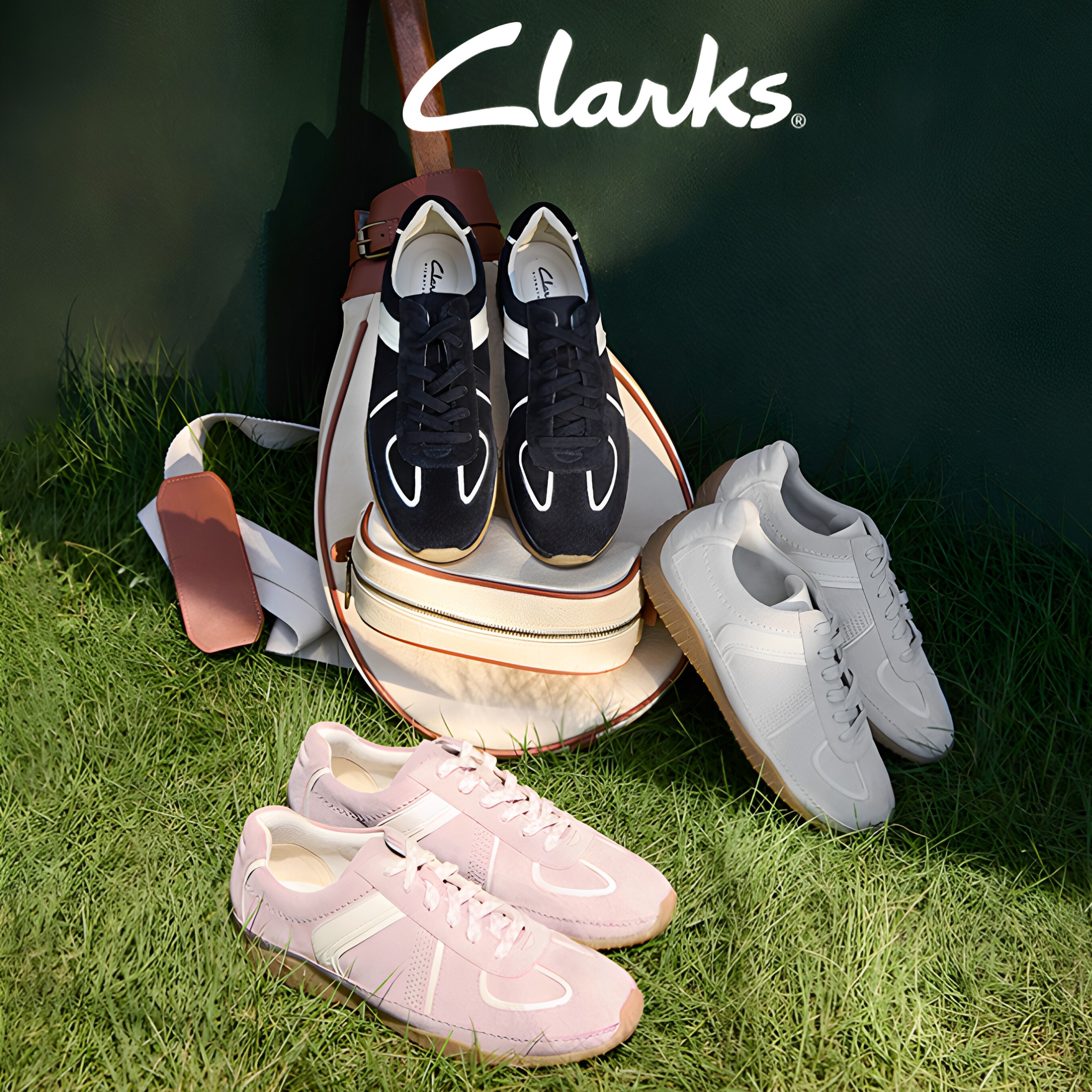 Clarks其乐女鞋薄底缓震休闲鞋图片