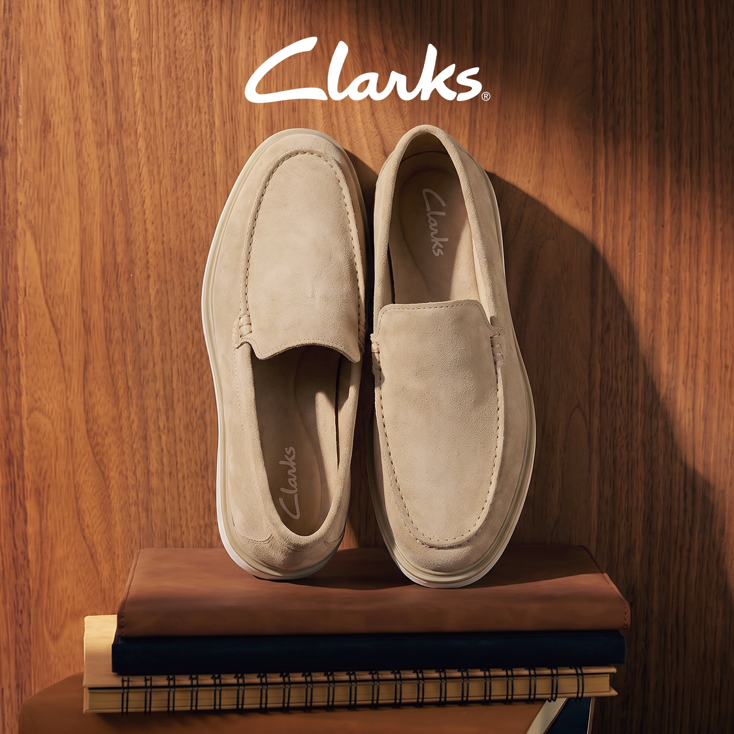 Clarks其乐男款套脚轻便乐福鞋图片
