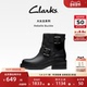 复古搭扣大筒皮骑士靴时装 Clarks其乐Rebelle Buckle秋冬新品 靴女
