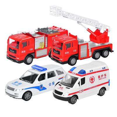 礼盒包装救护车警车消防车