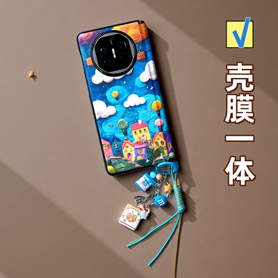 适用华为matex7手机壳女x6典藏版壳膜一体x5可爱三星zfold7全包中轴荣耀MagicV6防摔vivoxfold6套OPPOFindN6