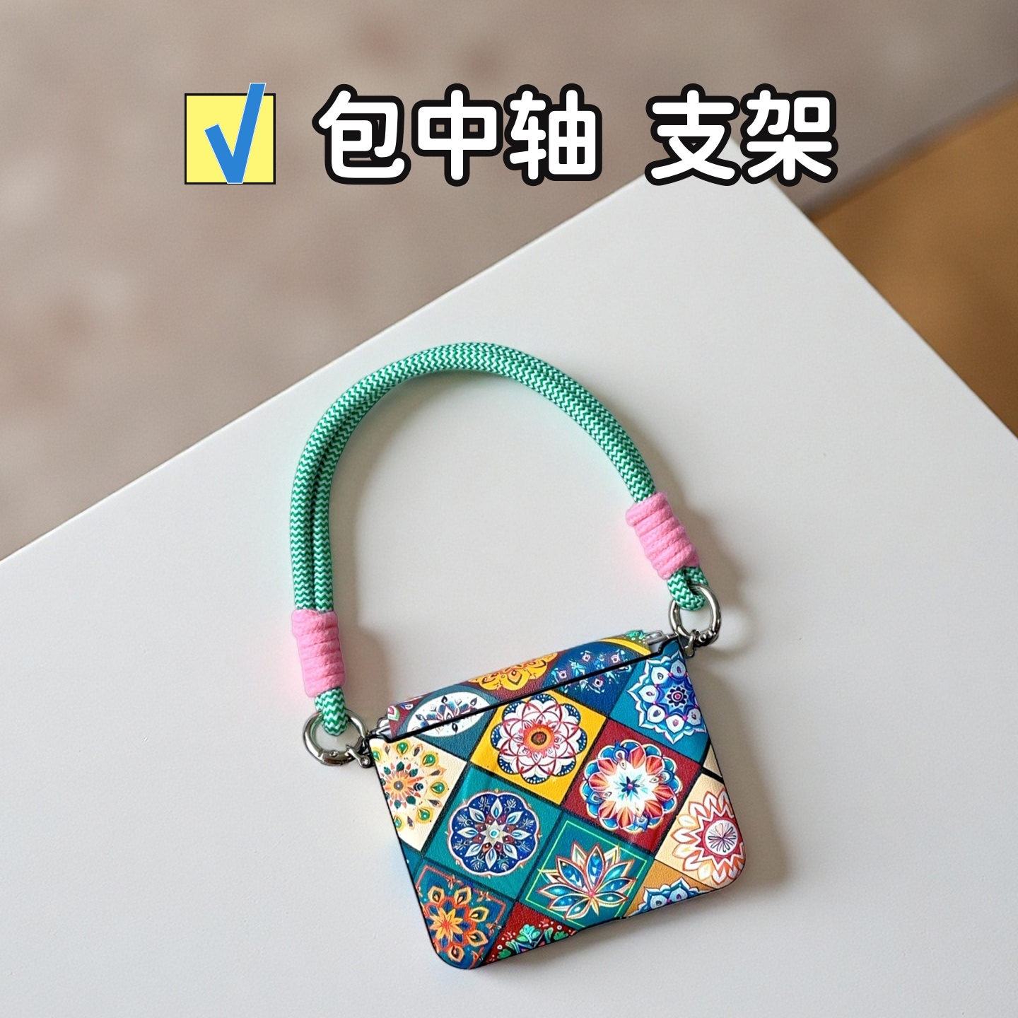 民族风适用华为purax手机壳磁吸支架pocket2高级皮荣耀Magicvflip2全包中轴小米mixflip2挂绳三星zflip7防摔