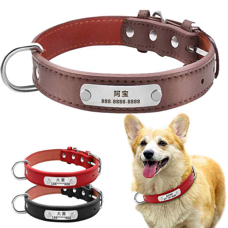 刻字项圈狗牌定做身份牌定制猫牌狗狗小型犬柯基泰迪比熊铃铛脖圈