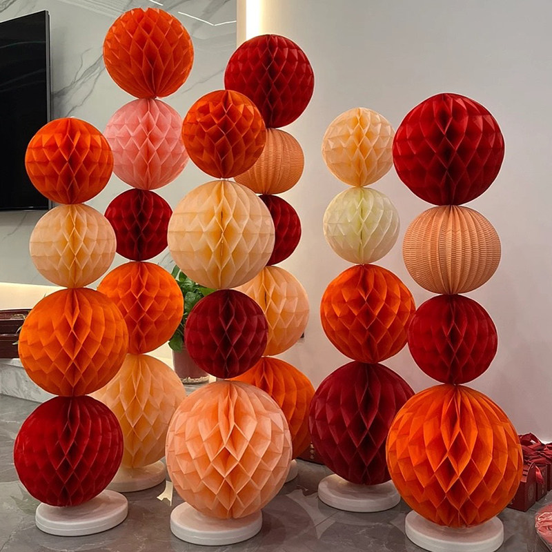 婚房布置套装男女方新房卧室客厅背景墙拉花蜂窝球立柱结婚礼装饰,节庆用品/礼品,婚房装扮用品,淘宝优惠券,粉丝福利购,淘宝优惠卷