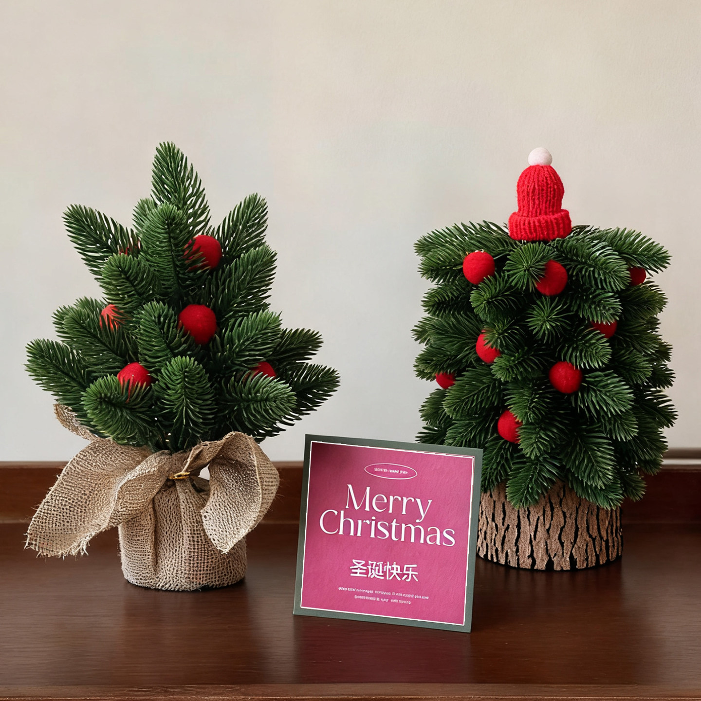 圣诞树桌面氛围摆件装饰