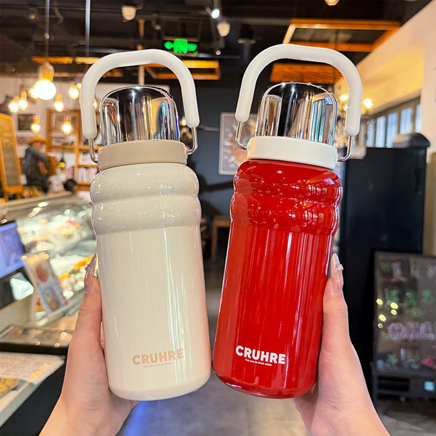 guloo高颜值316不锈钢水杯保温杯