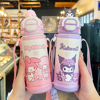 guloo三丽鸥卡通保温杯316不锈钢