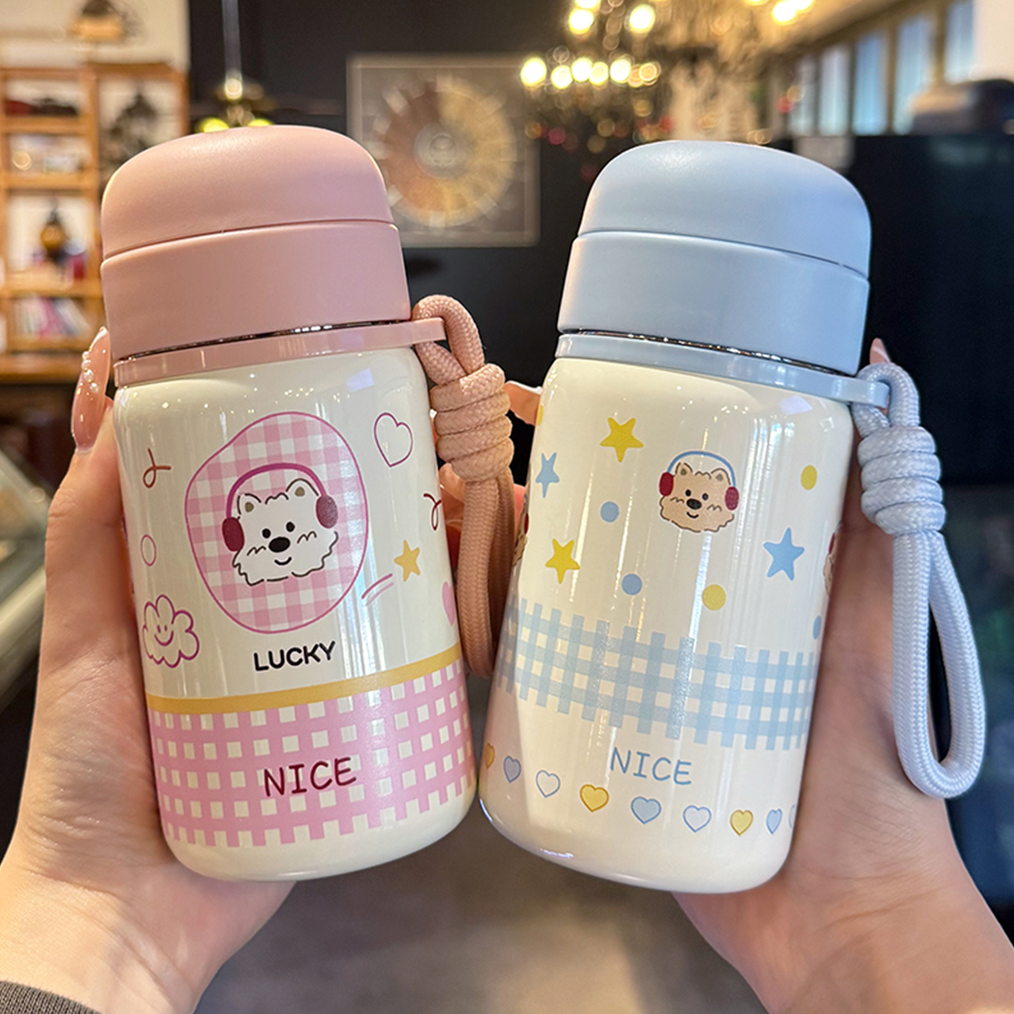 guloo高颜值保温杯304不锈钢水杯