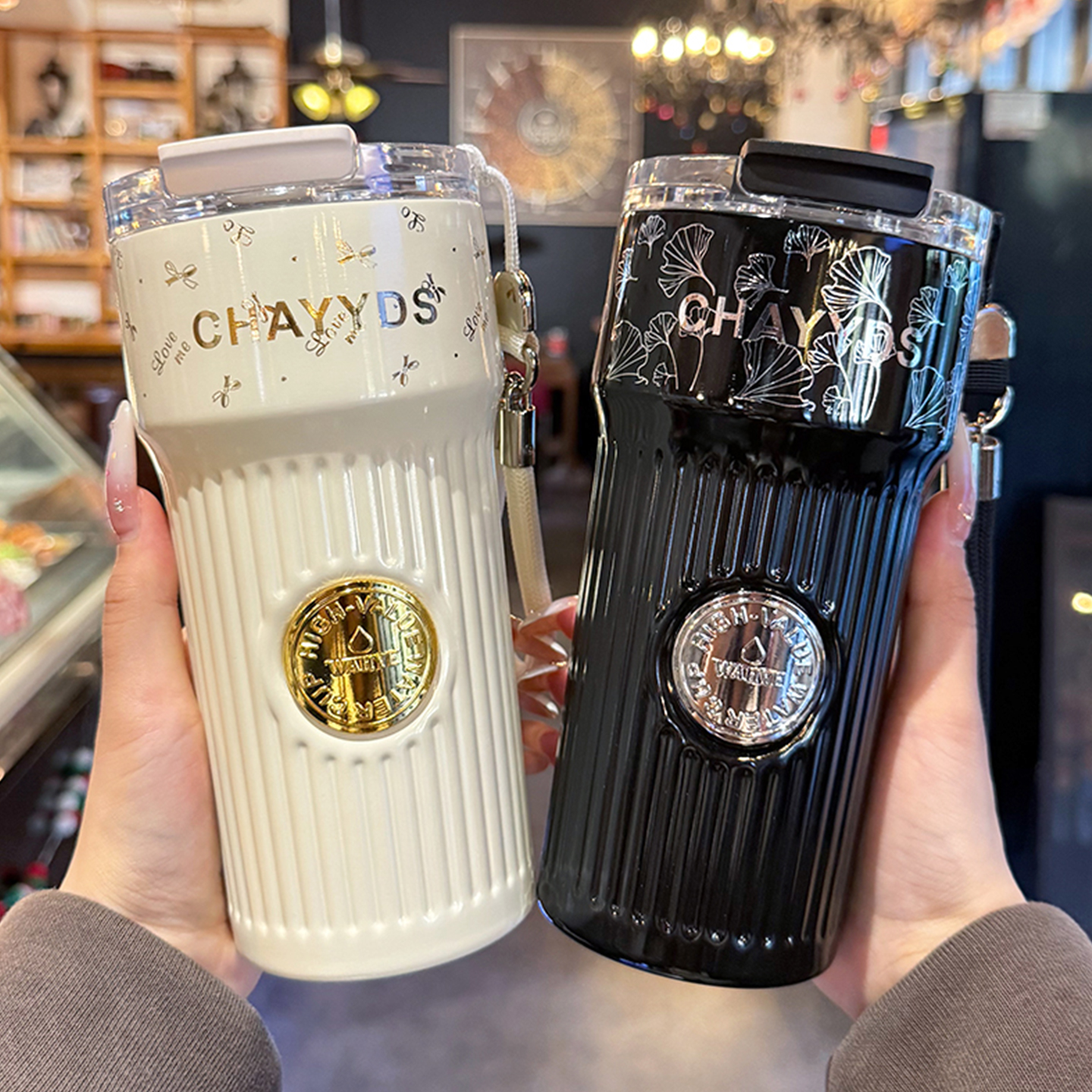 guloo高颜值保温杯316不锈钢水杯