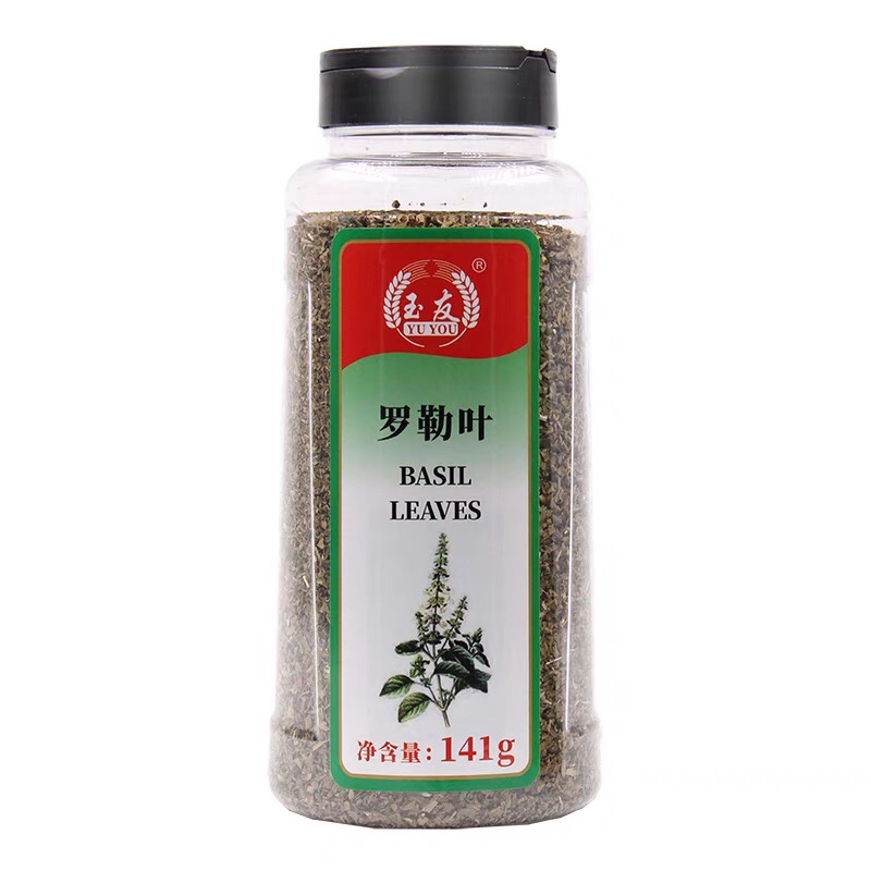 Basil leaves玉友罗勒叶碎141g紫苏九层塔意大利面调料意面牛排