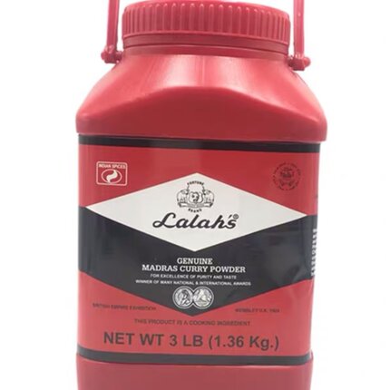 订货双象咖喱粉 Lalah's马德拉斯咖喱粉 印度咖喱粉纯正1360g