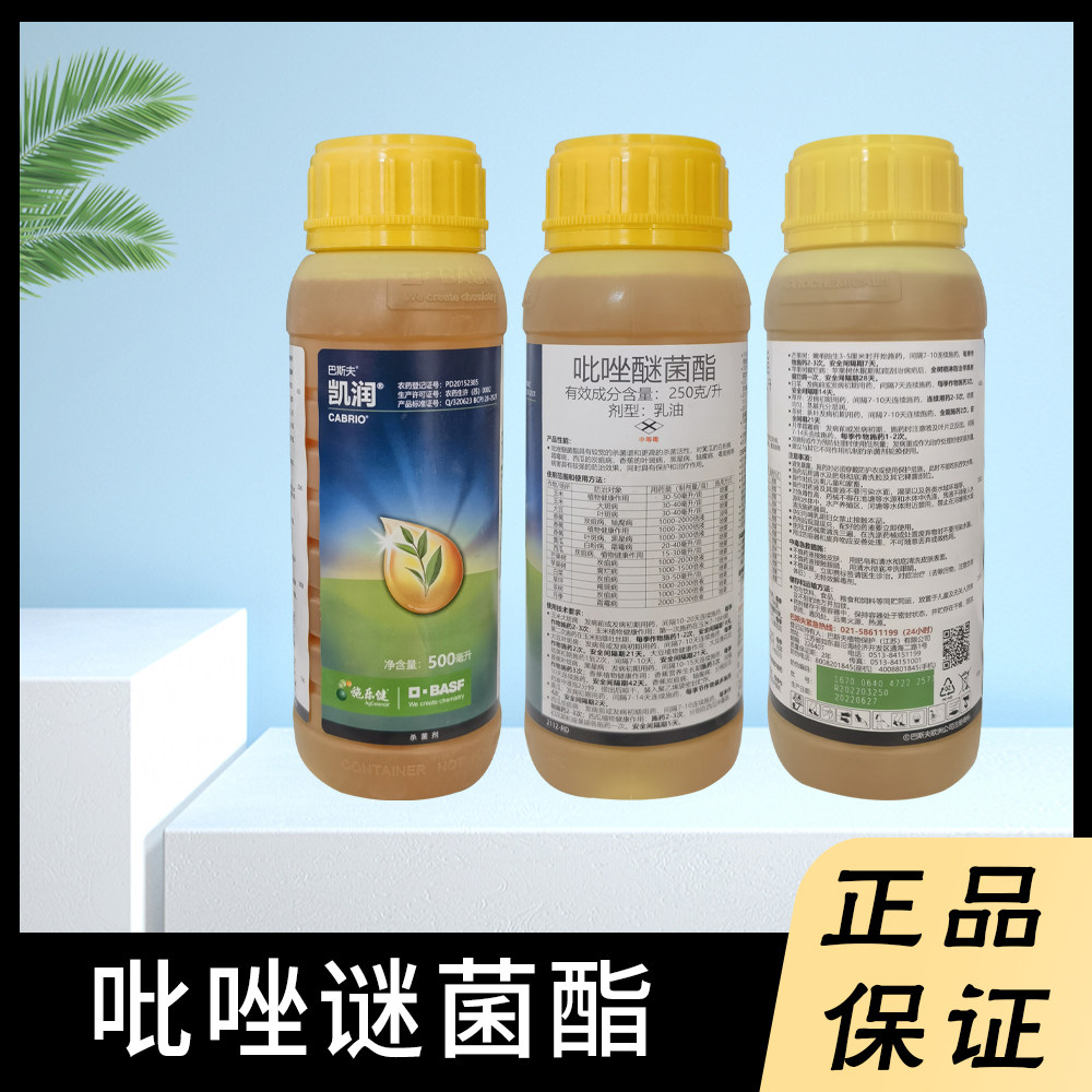 巴斯夫凯润吡唑醚菌酯 250克/升叶斑病黑星病白粉病农药杀菌剂