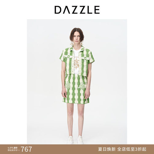 DAZZLE针织地素毛衫立体编织
