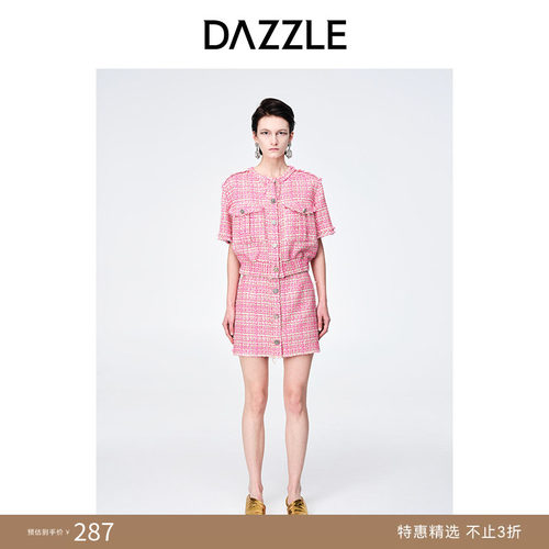 小香风格	羊毛混纺	直筒版型