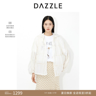 DAZZLE 地素奥莱短外套2025年夏季休闲防晒服