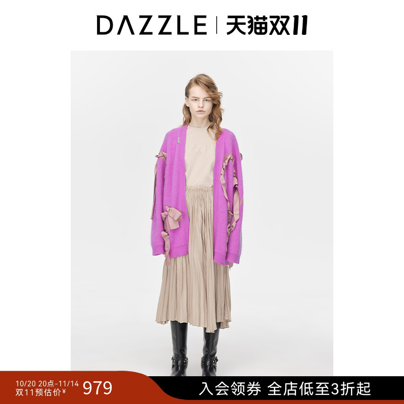 DAZZLE地素马海毛嵌花飘