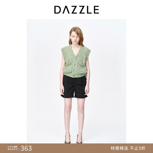 法式DAZZLE地素休闲短裤
