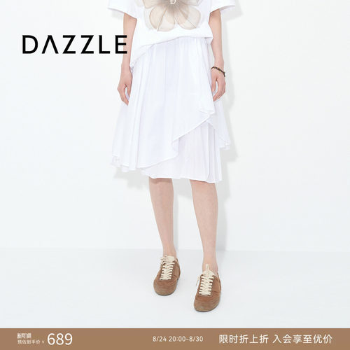 DAZZLE 地素奥莱半裙2025年夏季半裙
