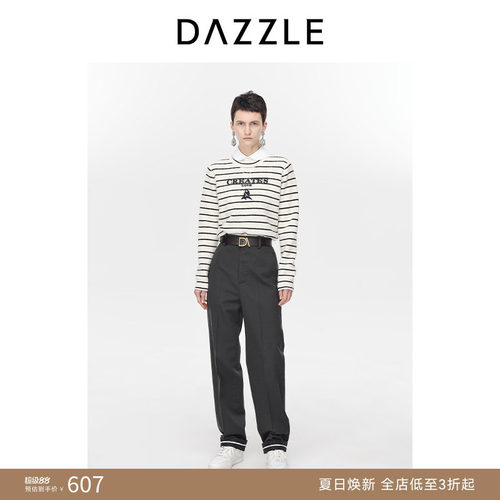 DAZZLE圆领冬季针织长袖