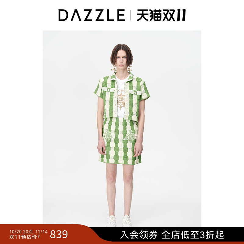 DAZZLE针织地素毛衫立体编织