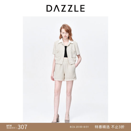 复古DAZZLE地素休闲短裤