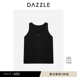 DAZZLE地素奥莱小上衣黑色背心