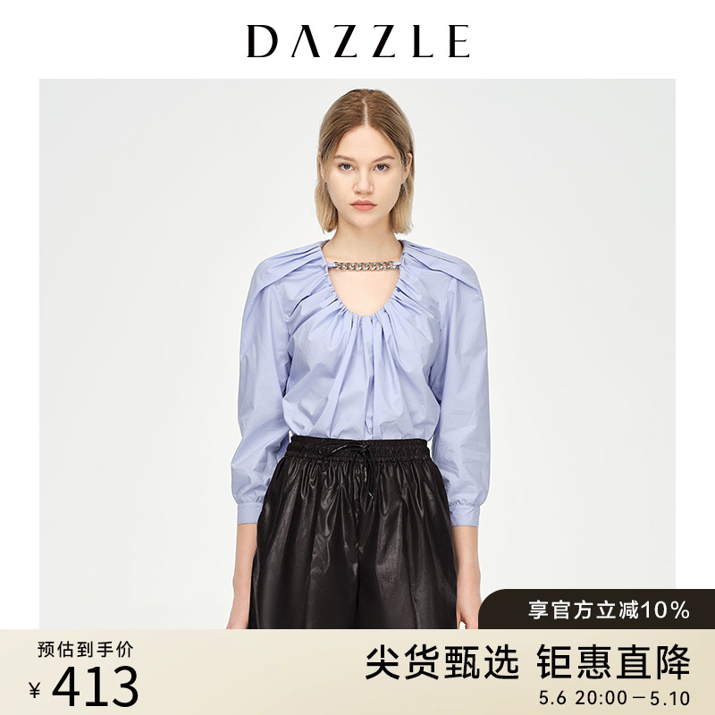 DAZZLE法式衬衫地素奥莱秋季款