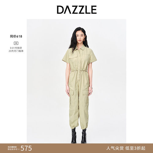 简约百搭	工装风格	连体设计