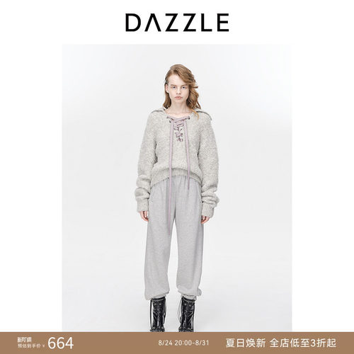 棉质混纺 腰头拼接 优雅随性