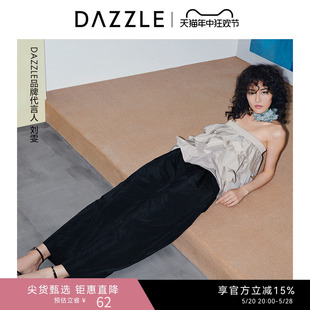 休闲西装 阔腿工装 薄款 刘雯同款 裤 DAZZLE地素奥莱夏季 女