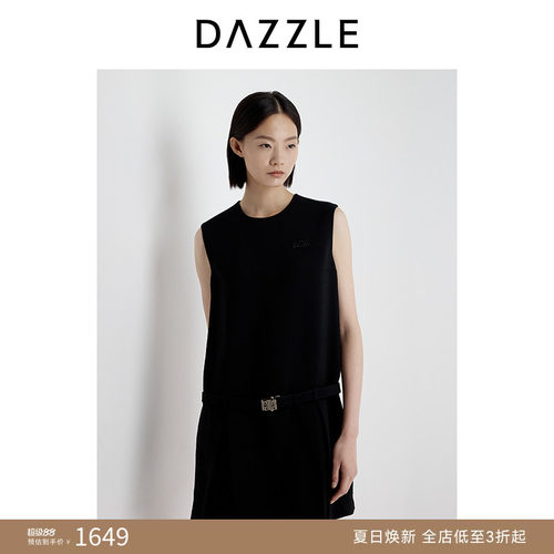 DAZZLE 地素奥莱连衣裙2025年夏季休闲连衣裙