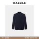 深蓝色轻薄西装 RAZZLE 外套秋季 西装 地素男装