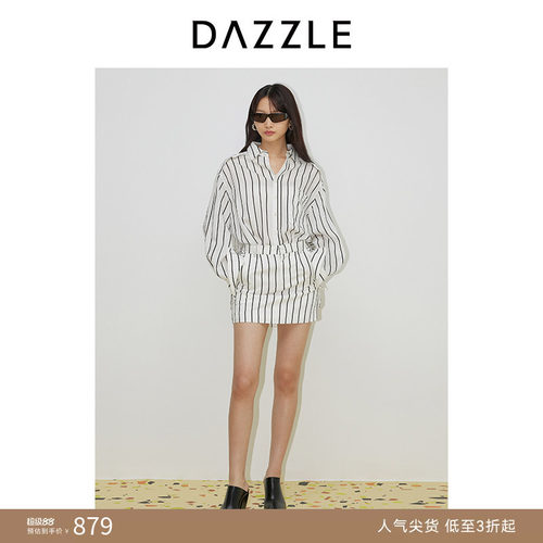 混纺纱线 翻领设计 法式优雅