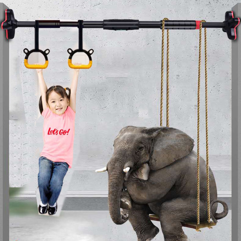 免打孔单杠防松锁走廊门框引体向上器儿童成人吊环颈脊椎牵引器男