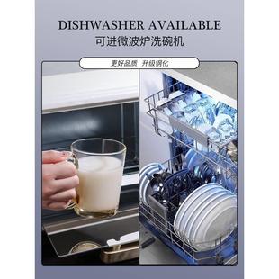 带架喝水杯具泡茶杯子 玻璃杯家用耐高温家庭客厅待客茶杯水杯套装