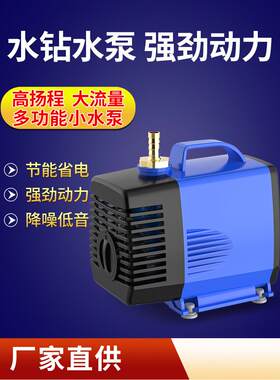 水钻潜水泵专用家用抽水泵220v小微形小型抽水机打孔微型水泵棒磅