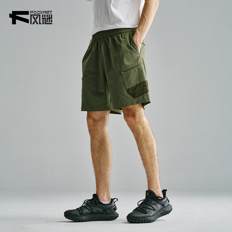 Fooxmet风谜户外机能短裤男防泼水2024夏季新款露营休闲裤