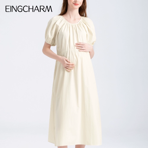 Юбка для беременных, хлопковая летняя одежда, летнее длинное платье, большой размер, по фигуре