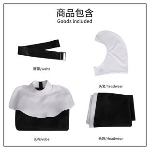 万圣节服装成人cos服 女装巫师服神父教父牧师服cosplay修女服装