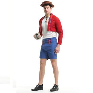 德国男款啤酒节服装 Oktoberfest舞台装十月节传统民俗庆典派对装