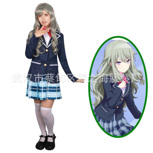 世界计划彩色舞台cos服白石杏草薙宁宁女生神山高校制服校服cos服