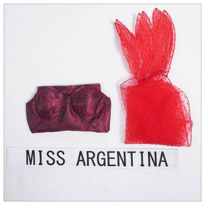 阴间大法师2cosplay 阿根廷小姐红色连衣裙cos服装角色扮演服