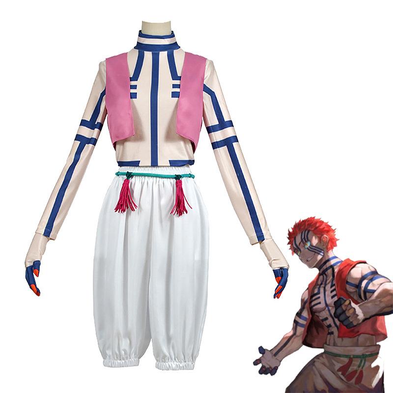 鬼灭之刃cos服 日本动漫上弦三猗窝座cosplay服装源头工厂