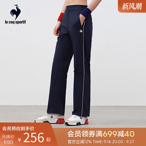 乐卡克女款梭织长裤薄款法国公鸡
