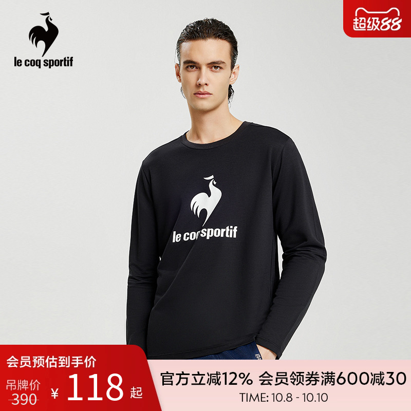 乐卡克法国公鸡卫衣春秋男女同款圆领休闲运动服套头长袖T恤舒适