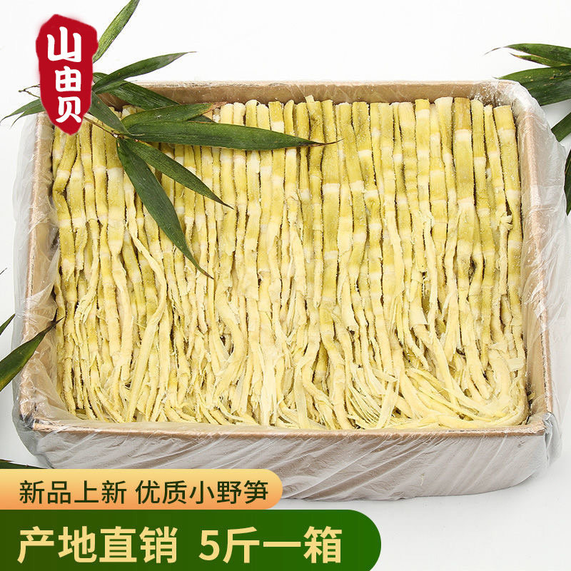 优质野生小竹笋新鲜嫩笋尖农家腌制笋干干货食材扁尖笋箱装咸笋干
