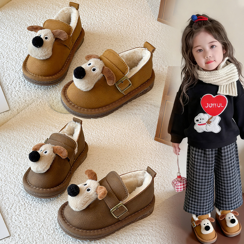 儿童棉靴冬季加绒保暖大棉鞋