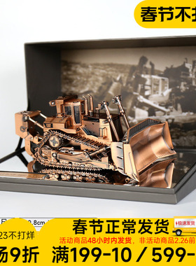 CAT卡特工程车履带推土机模型合金仿真大型挖掘机收藏摆件男孩